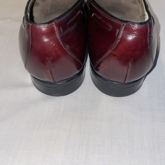 Johnston & Murphy Aristocraft Dress Shoes Men’s Size 8.5 D Burgundy Leather main image 4